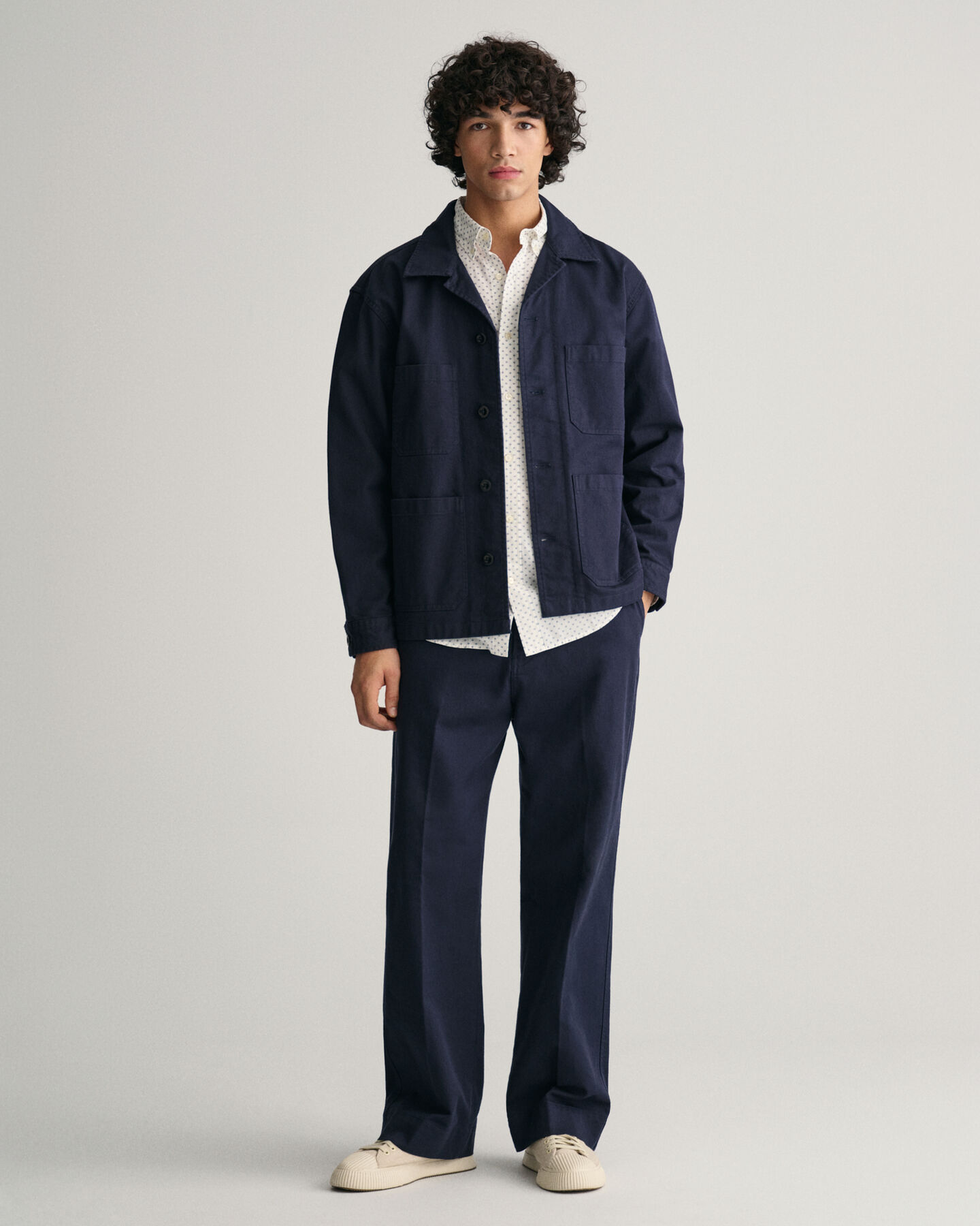 Camisa com micropadr&atilde;o regular fit