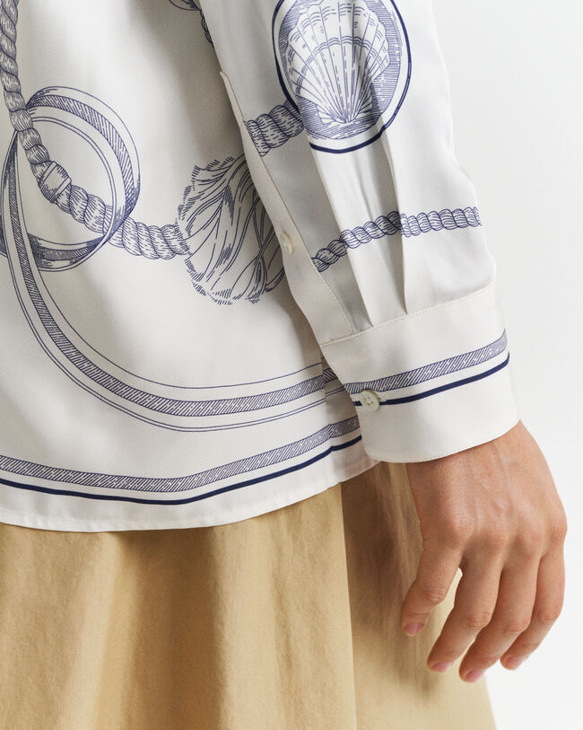 Camisa com estampado Sailing relaxed fit