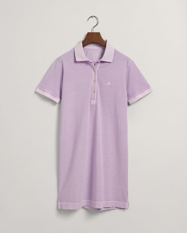 Vestido-polo de algod&atilde;o piqu&eacute; Sunfaded