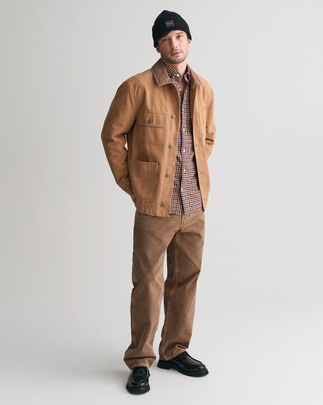 Casaco utilitário em algodão