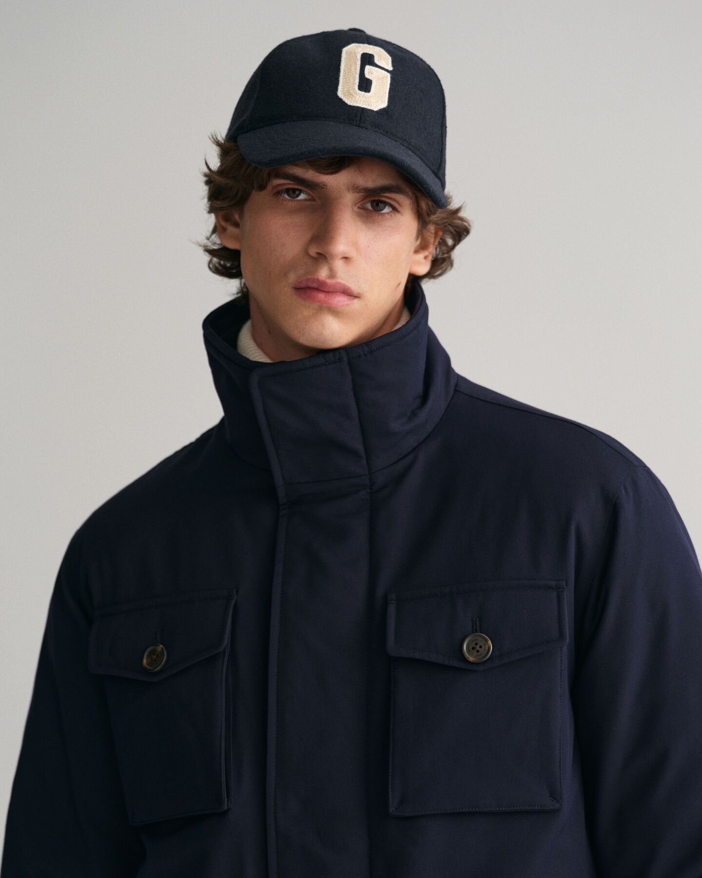 Casaco em flanela acolchoado