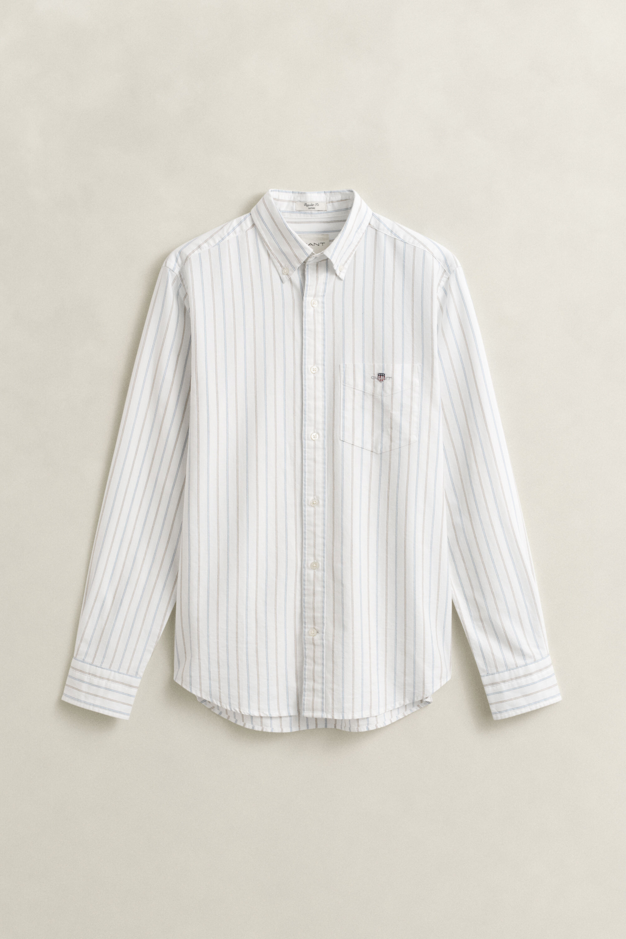 Camisa Oxford às riscas Classic