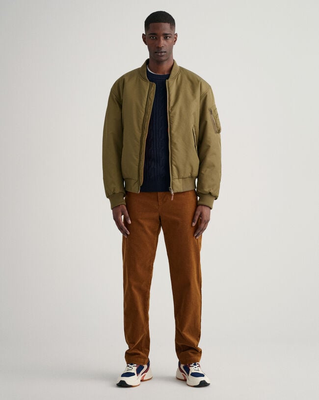 Pulover com decote redondo em l&atilde; entran&ccedil;ada