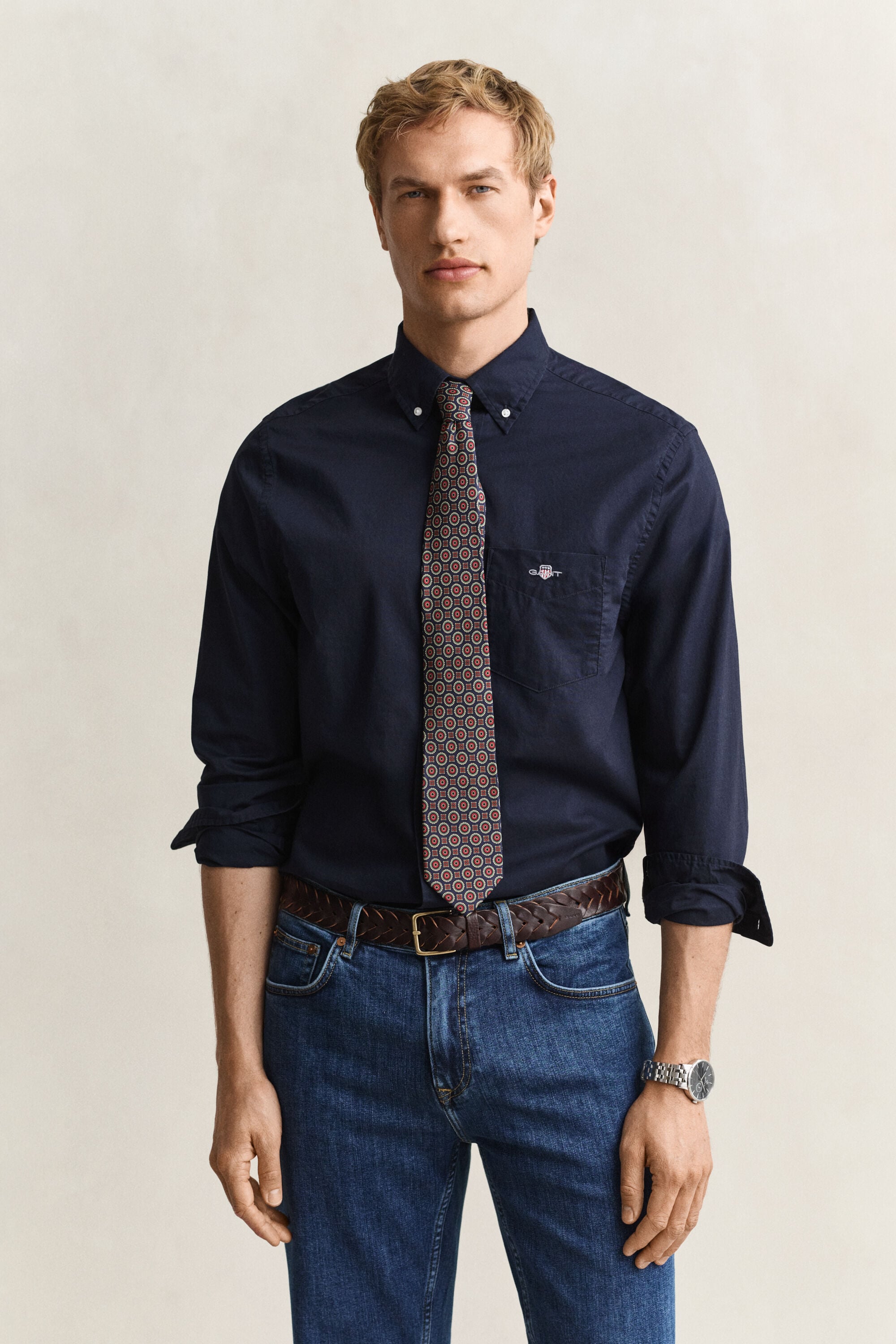 Camisa de popelina Classic regular fit