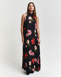 Vestido Halterneck com estampado floral