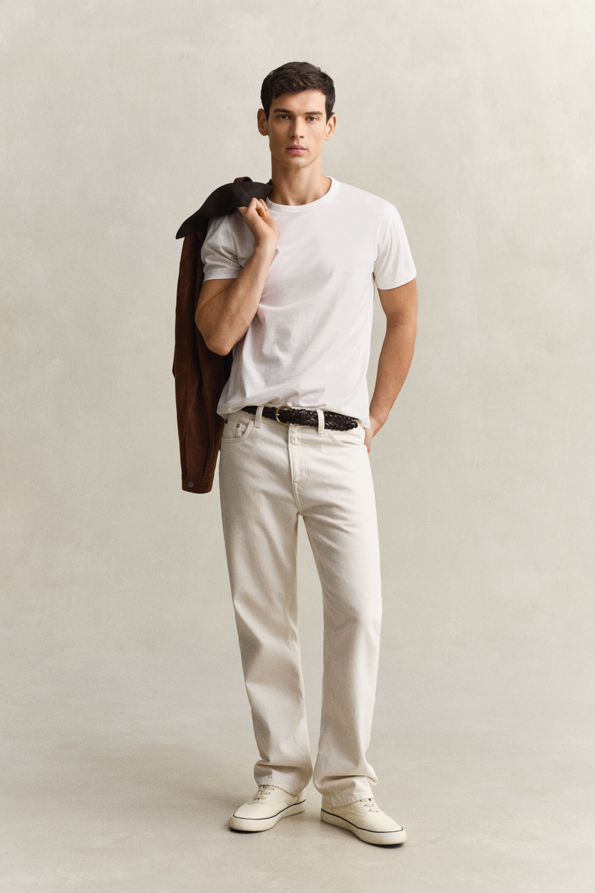 Calças de ganga Ecru straight fit