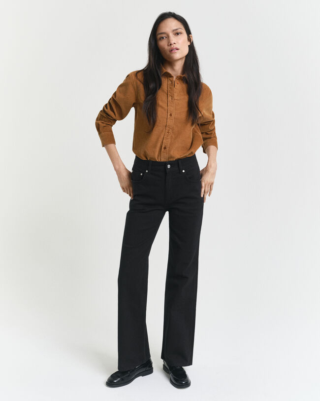 Camisa de bombazina regular fit