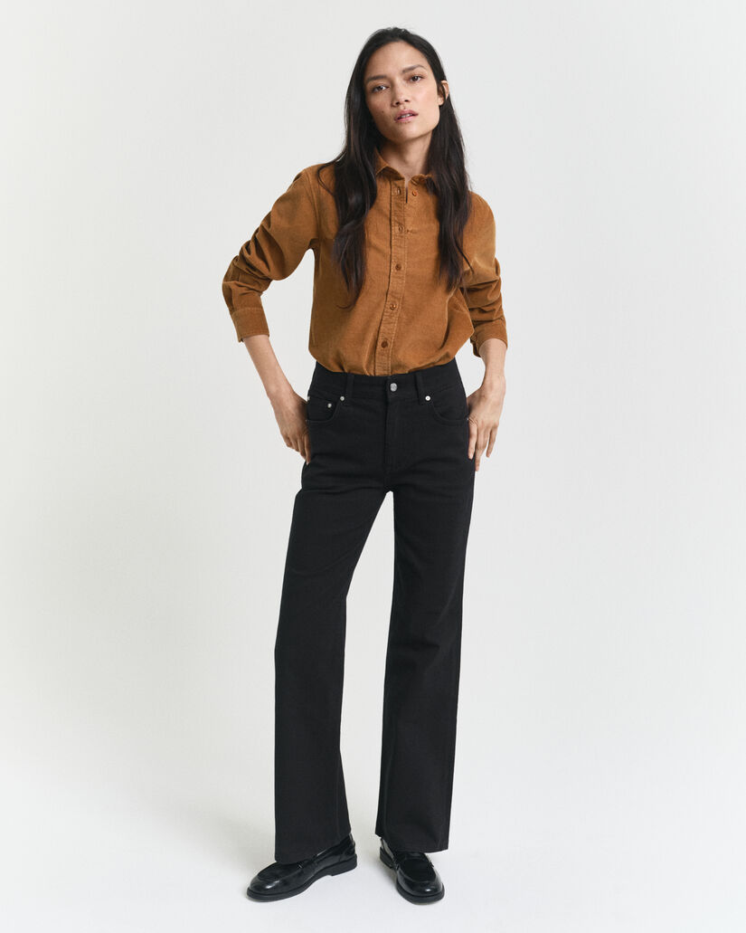 Camisa de bombazina regular fit