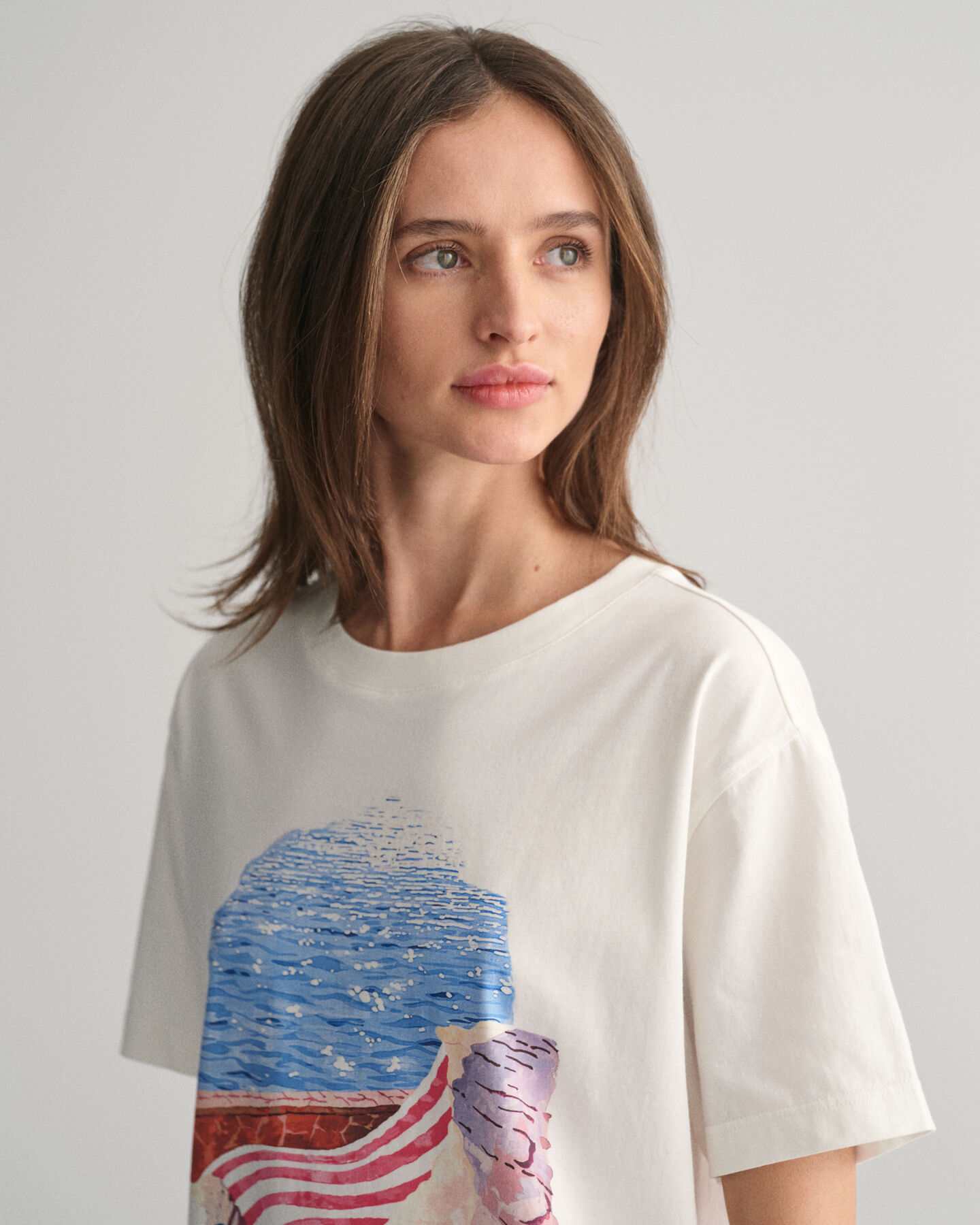 T-shirt Scenery Print