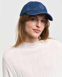 Camisola de malha com gola estilo mao em l&atilde; com canelado largo