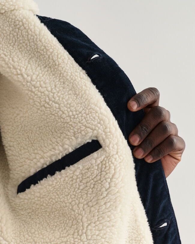 Casaco Trucker de bombazina