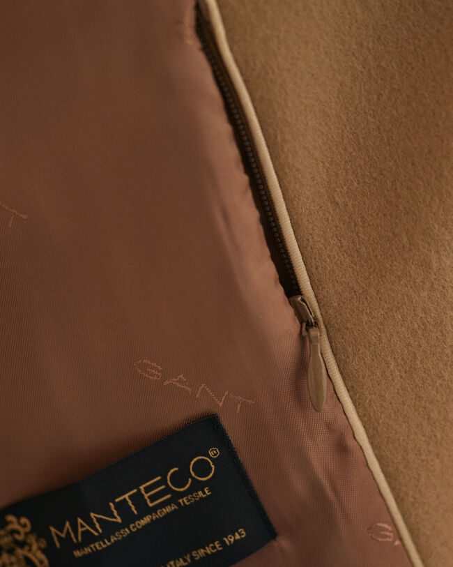 Sobretudo formal em mistura de lã