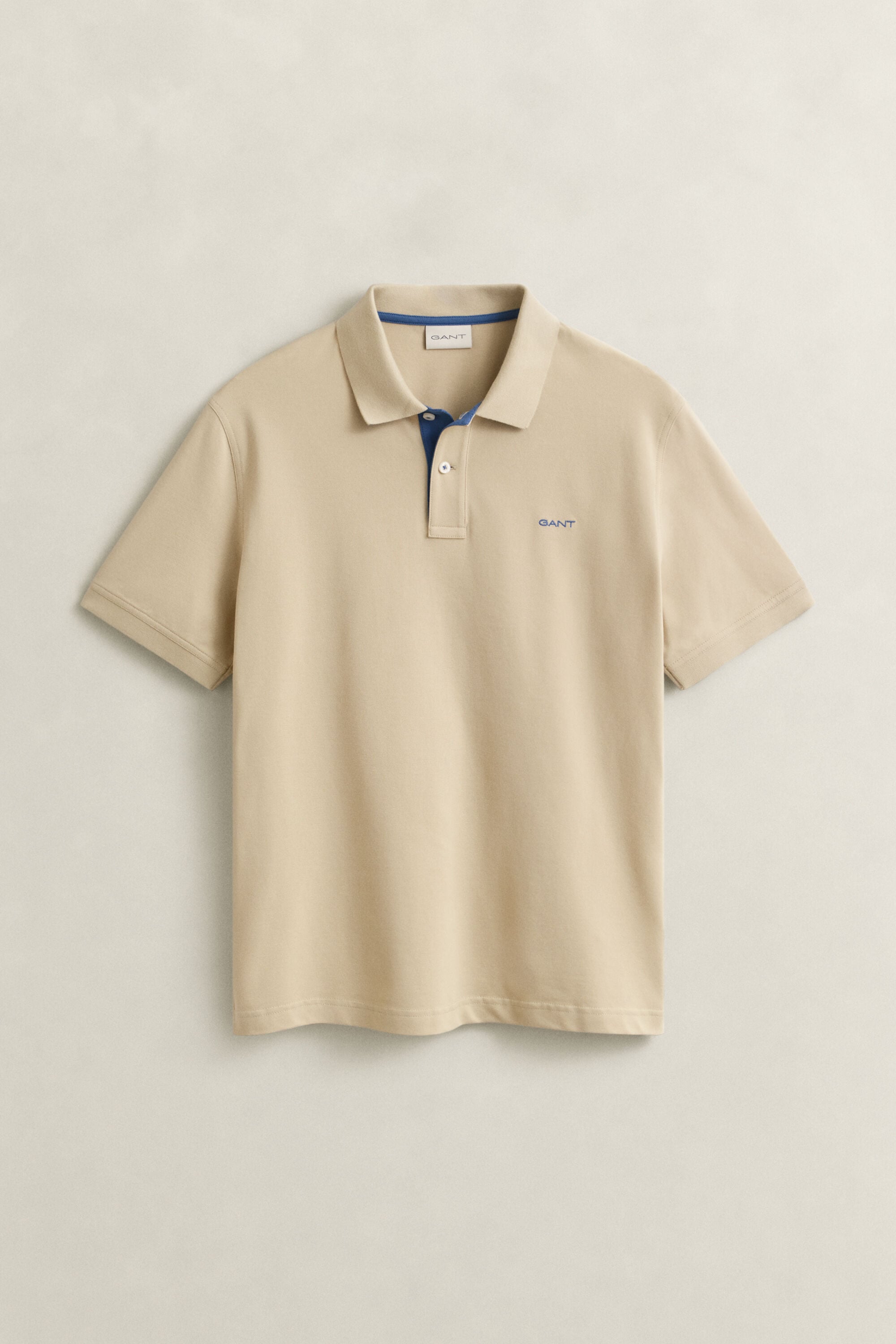 Polo em algodão piqué contrastante