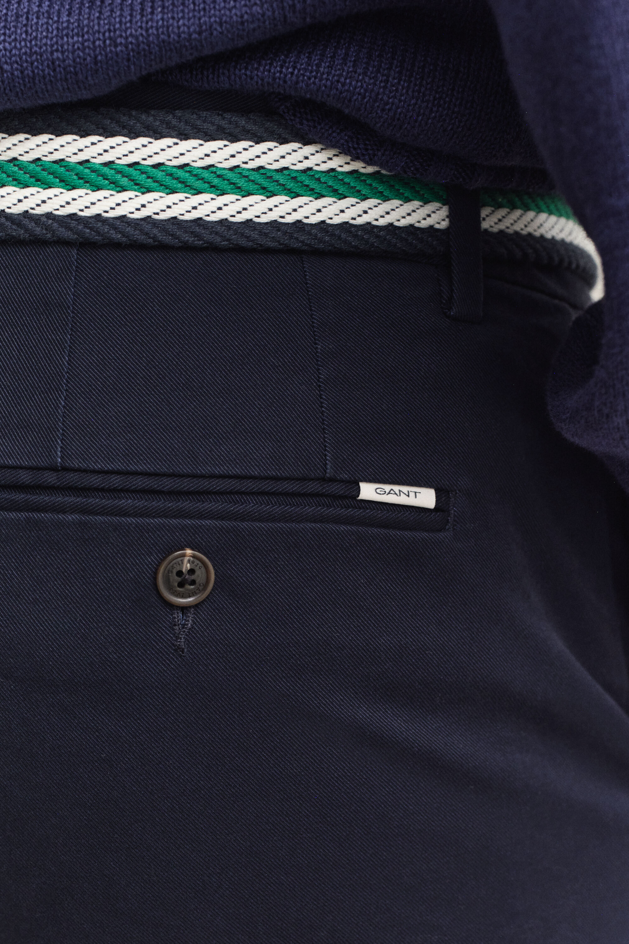 Calças chino elegantes slim fit