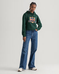 Camisola com capuz Banner Shield