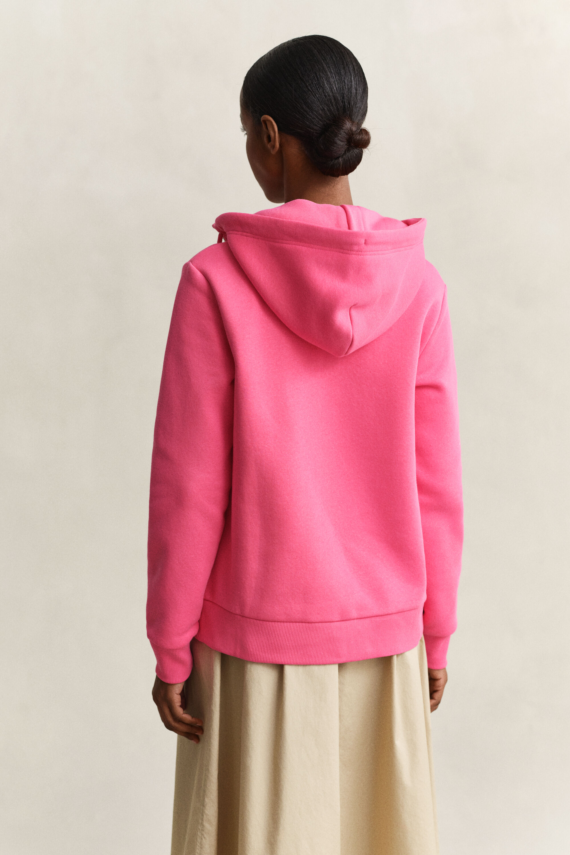 Sweatshirt com capuz e fecho Tonal Shield