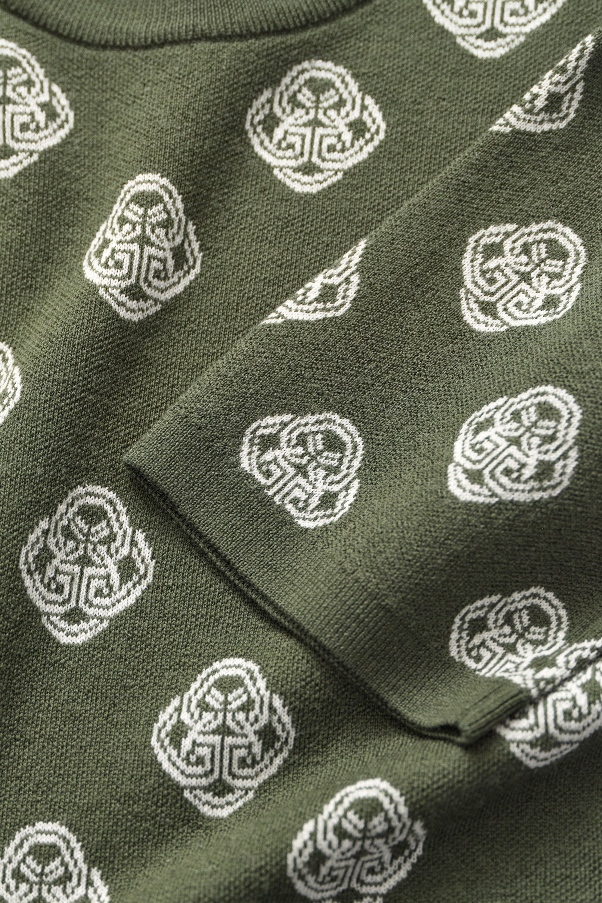 Camisola de malha Jacquard Monogram