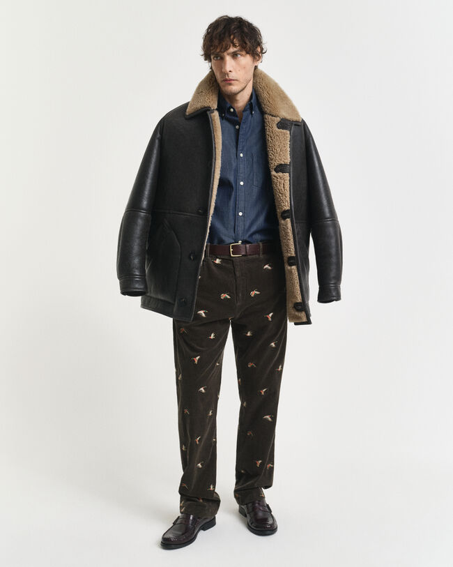 Camisa índigo regular fit