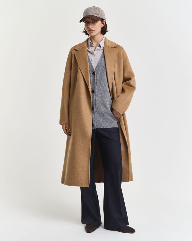 Casaco de malha em mistura de lã e caxemira
