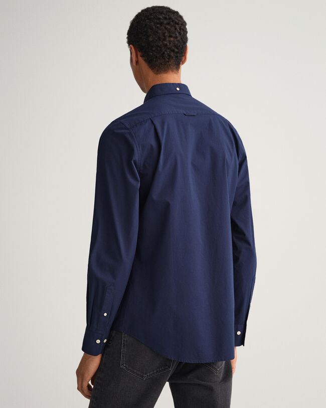 Camisa em popelina slim fit