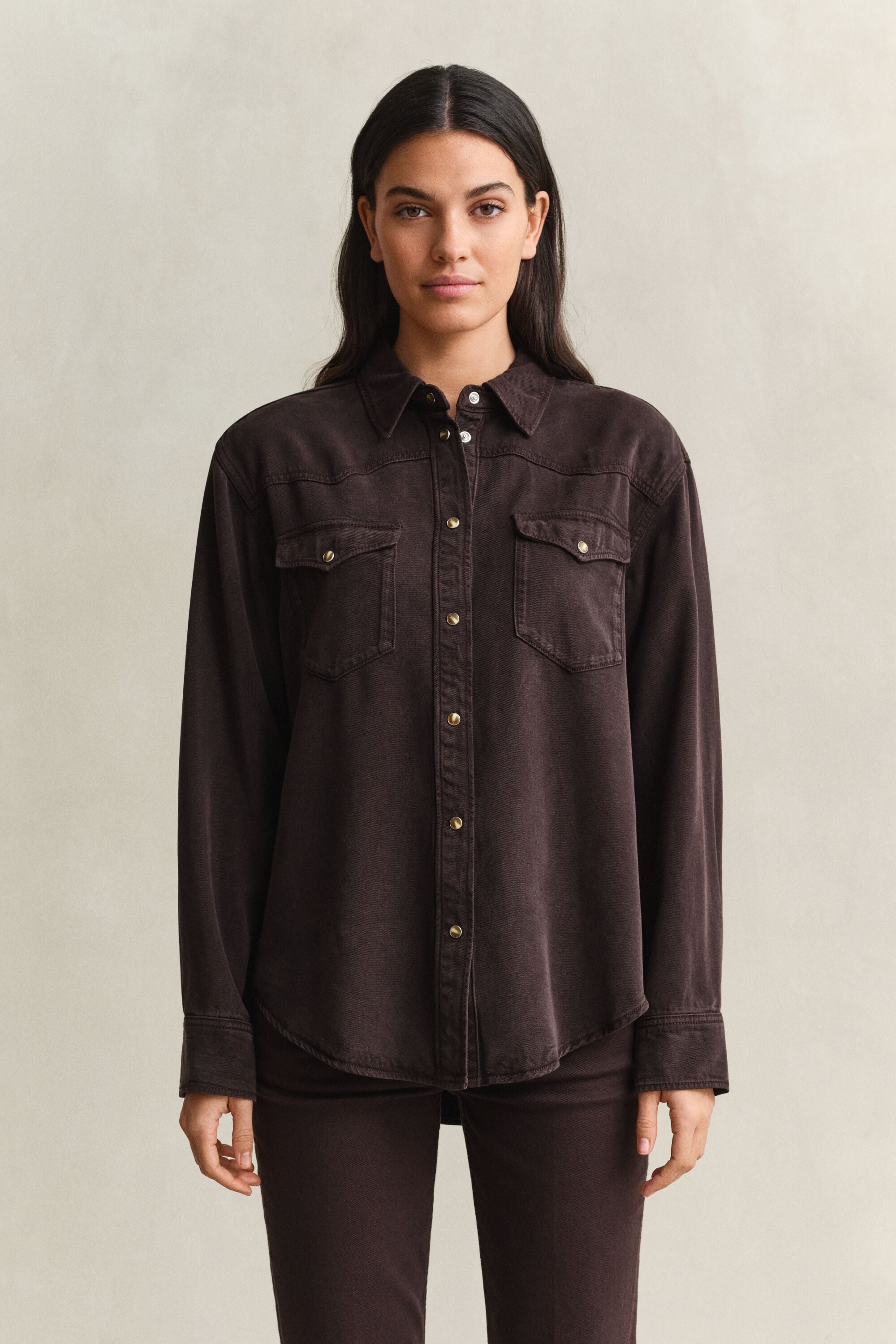 Camisa em sarja de ganga Ranger