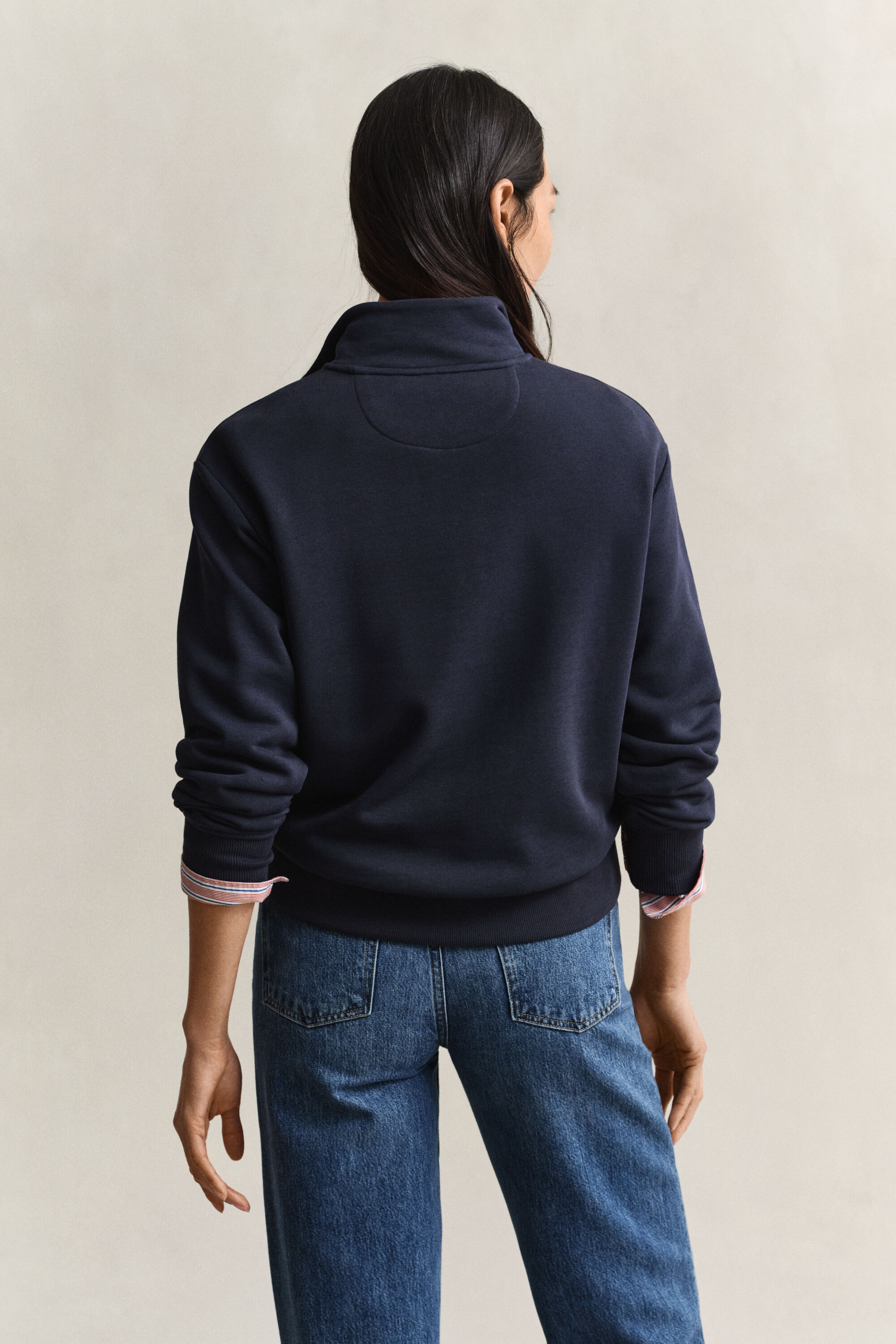 Sweatshirt com meio fecho de correr Shield