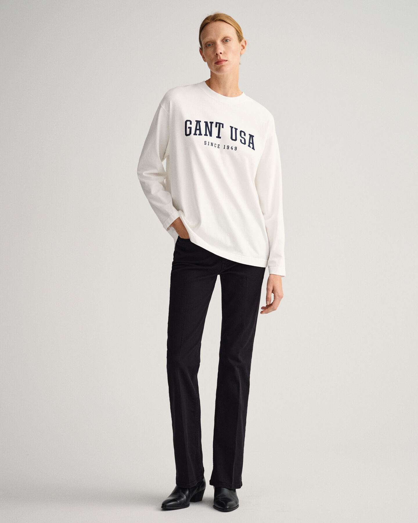 T-shirt de mangas compridas USA Graphic