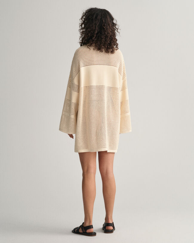 Vestido Rugger em malha aberta