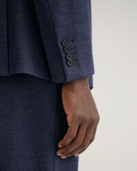 Blazer de fato em jersey