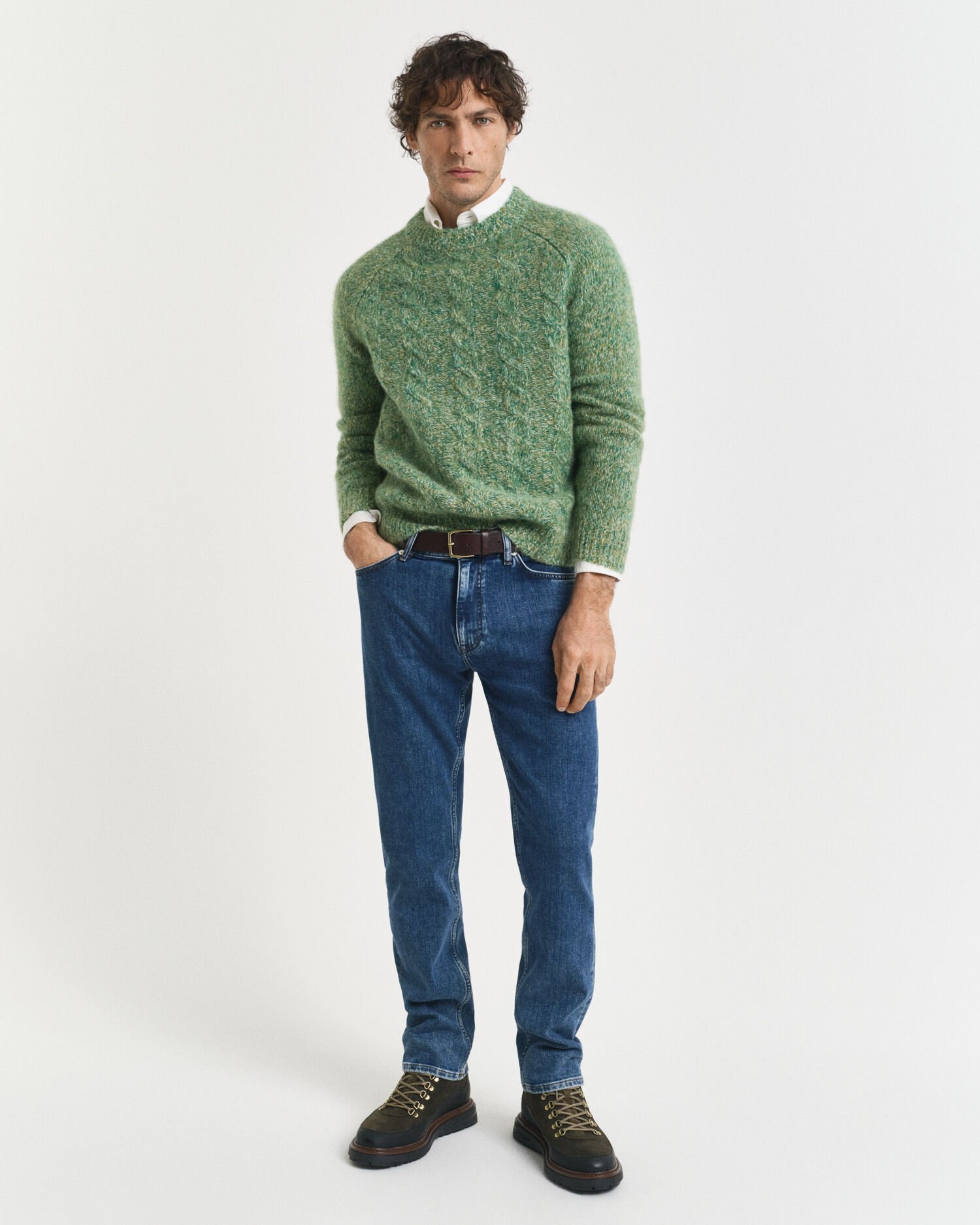 Calças de ganga Clean Wash regular fit