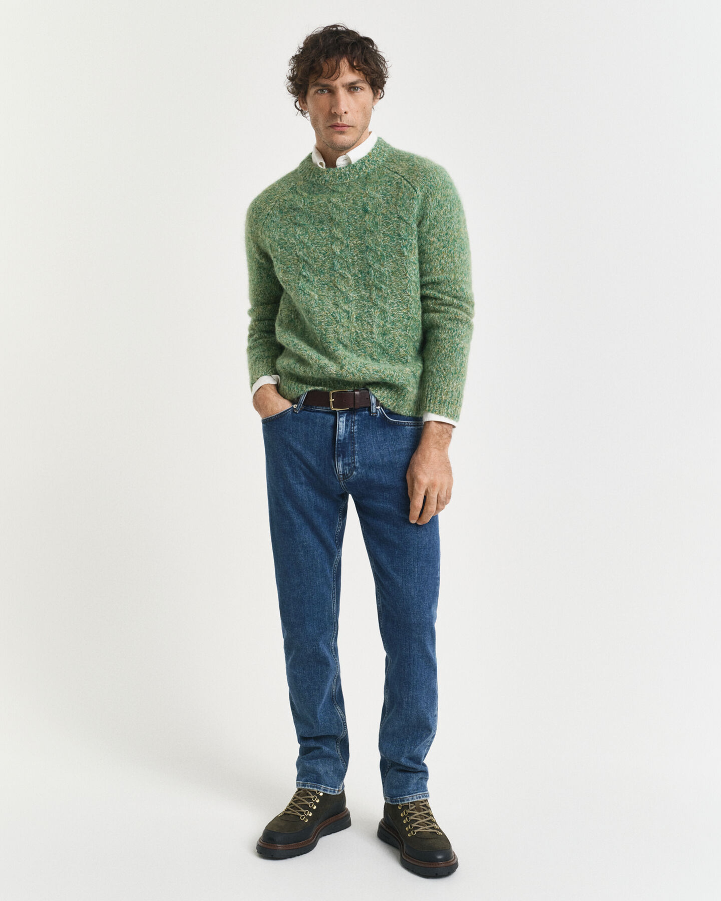 Calças de ganga Clean Wash regular fit