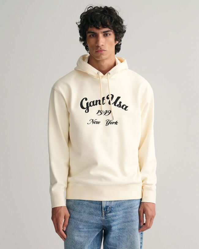Sweatshirt com capuz Script Graphic