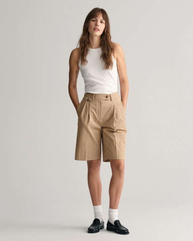 Cal&ccedil;&otilde;es chino com pregas relaxed fit