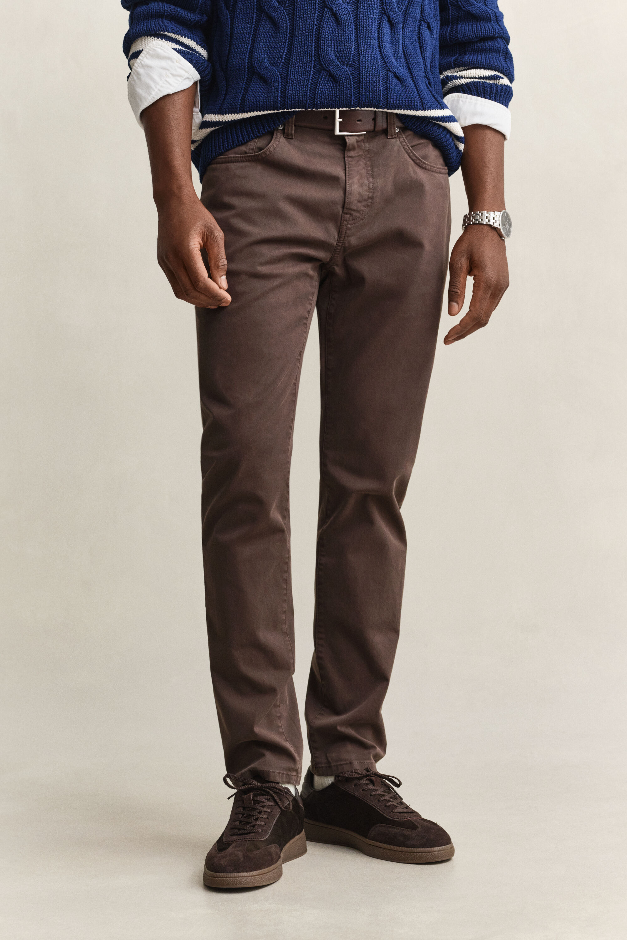 Calças Desert slim fit