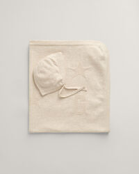 Conjunto de oferta com gorro e manta Baby