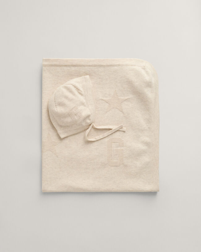 Conjunto de oferta com gorro e manta Baby