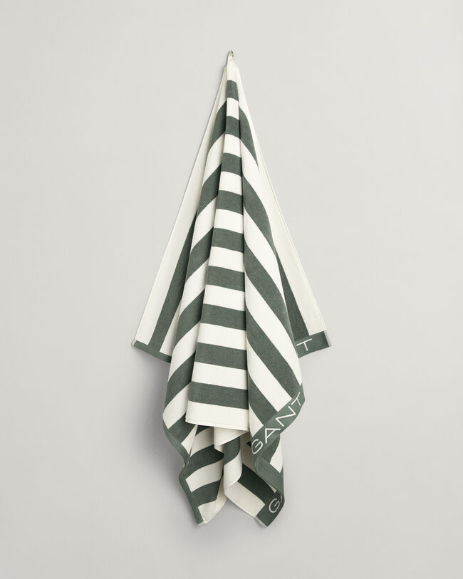 Toalha de praia às riscas em bloco