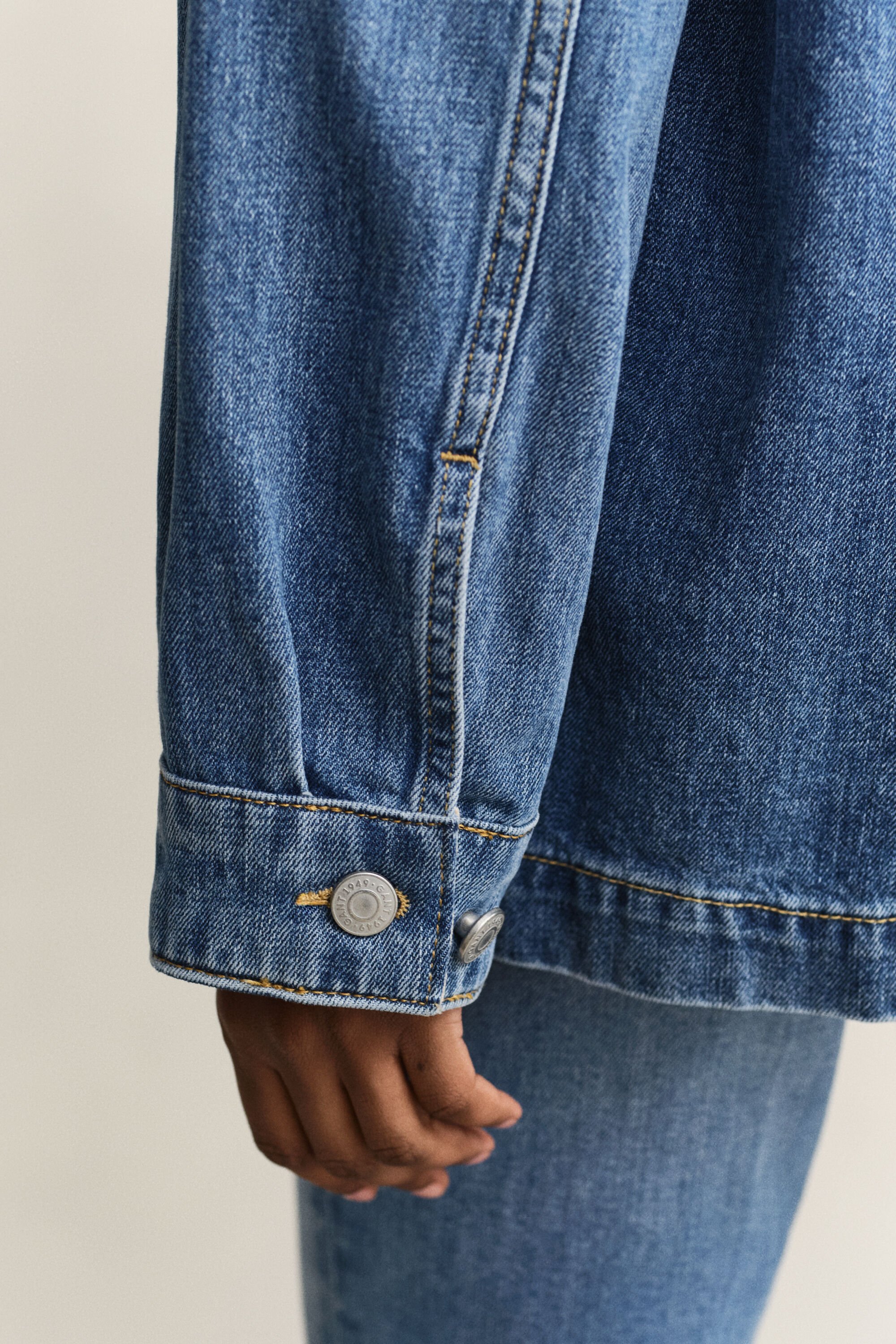 Casaco Decker em ganga