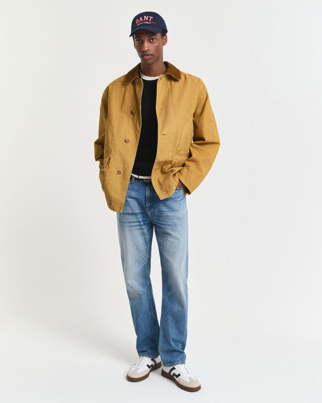 Camisola de malha com decote redondo em lã extrafina