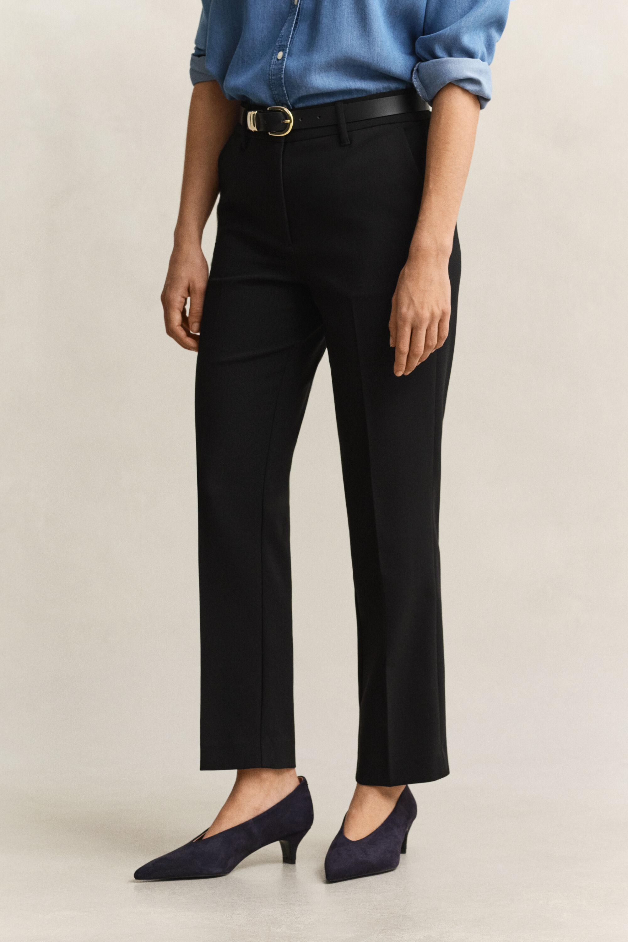 Calças slim fit