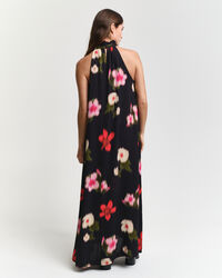 Vestido Halterneck com estampado floral