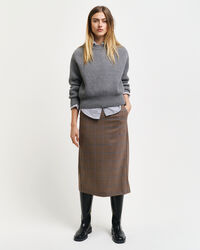 Saia l&aacute;pis com padr&atilde;o de xadrez