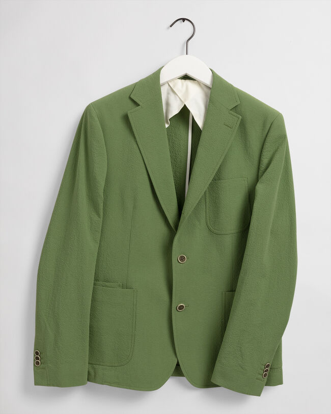 Blazer de fato Seersucker