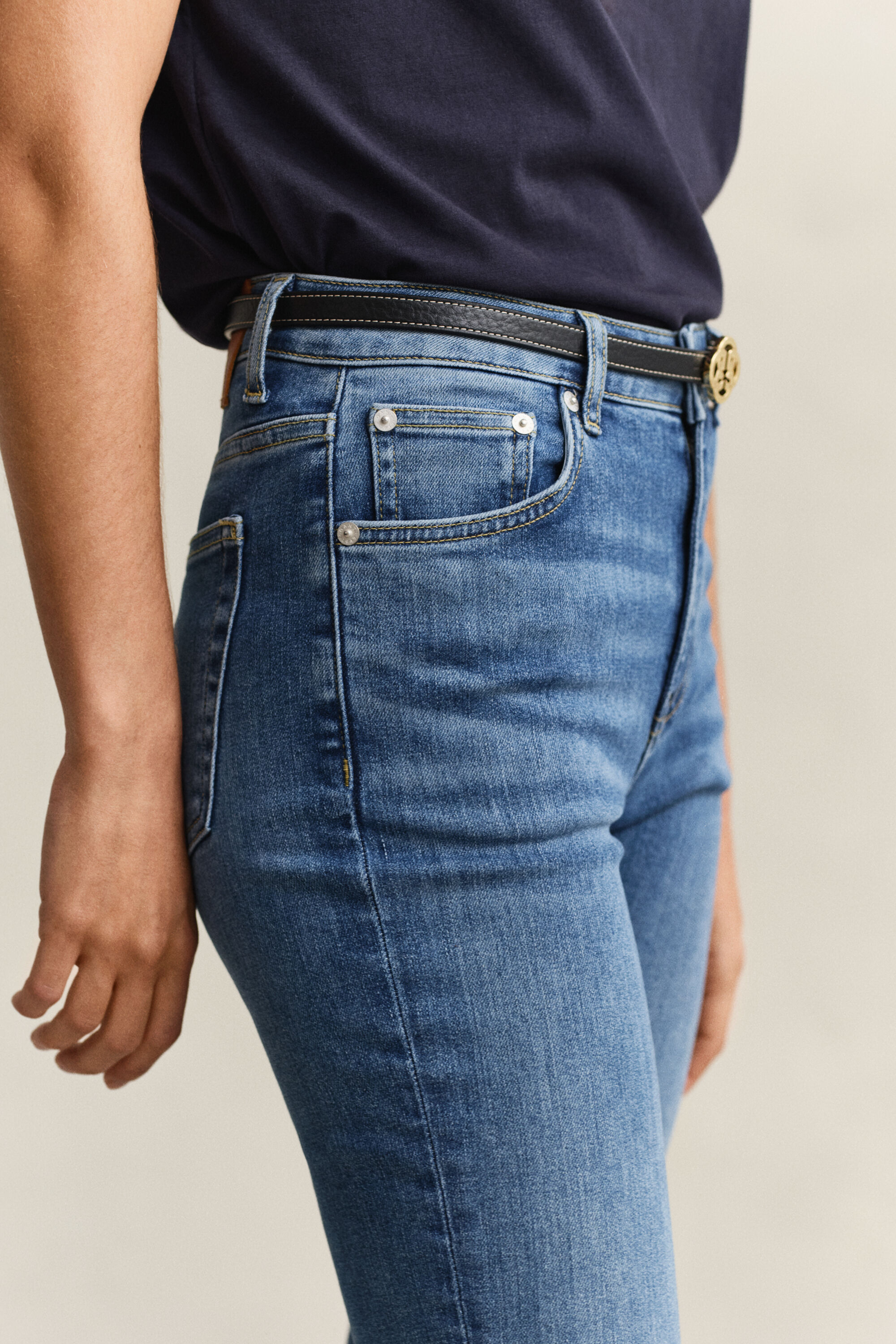 Calças de ganga curtas slim