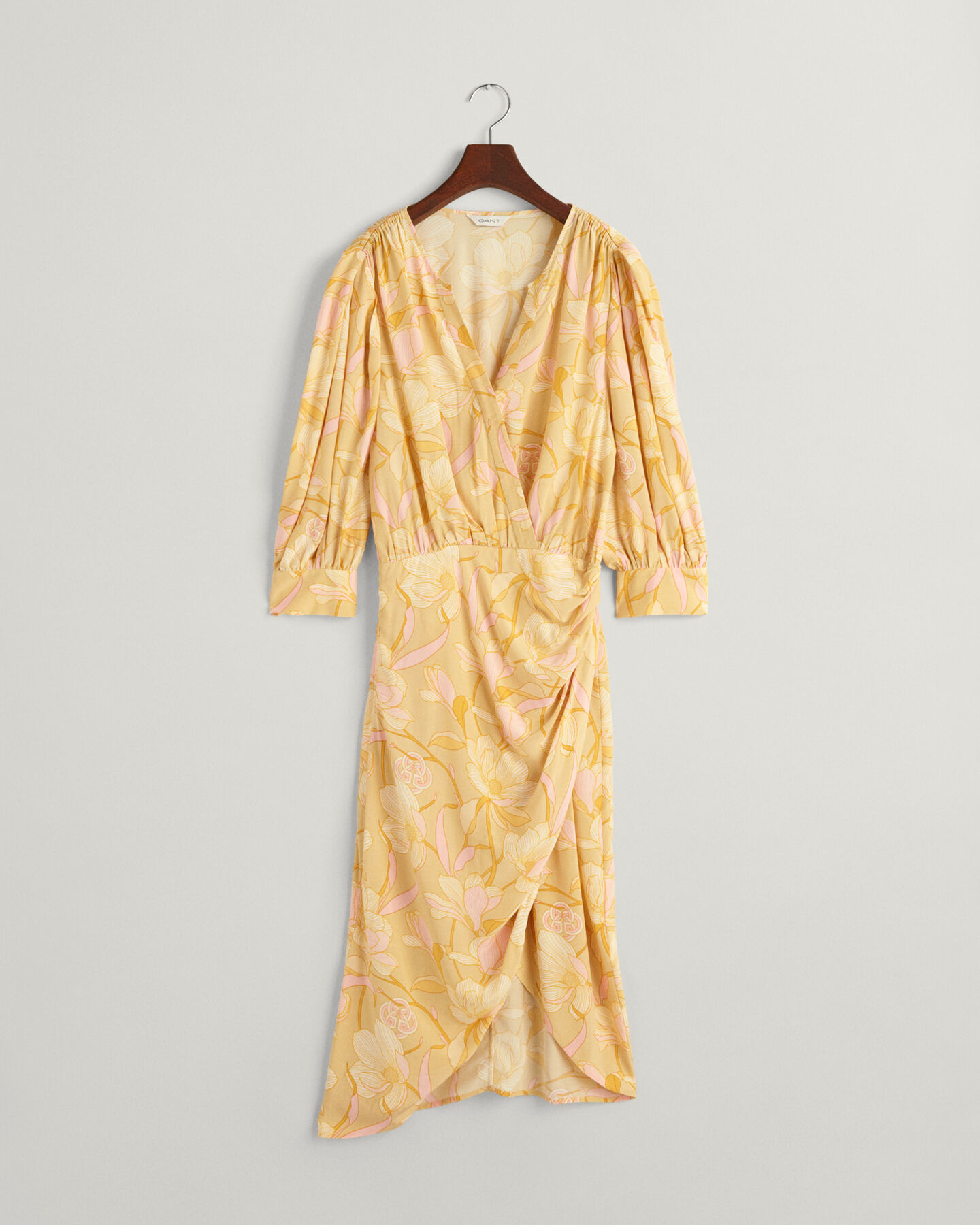 Vestido de trespasse Magnolia Print regular fit