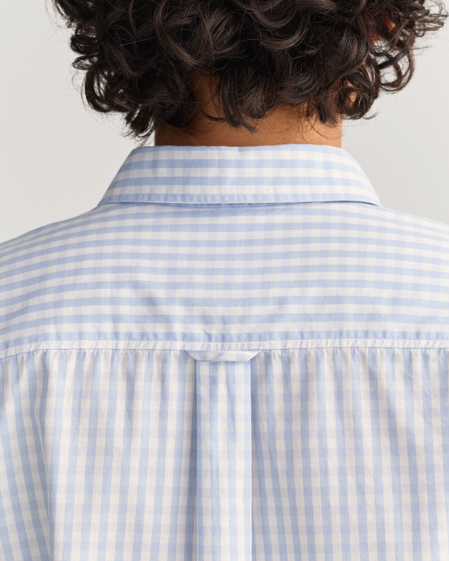 Camisa em popelina gingham regular fit
