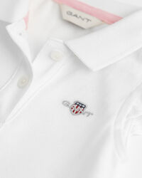 Macac&atilde;o em algod&atilde;o piqu&eacute; com folhos Baby Girl