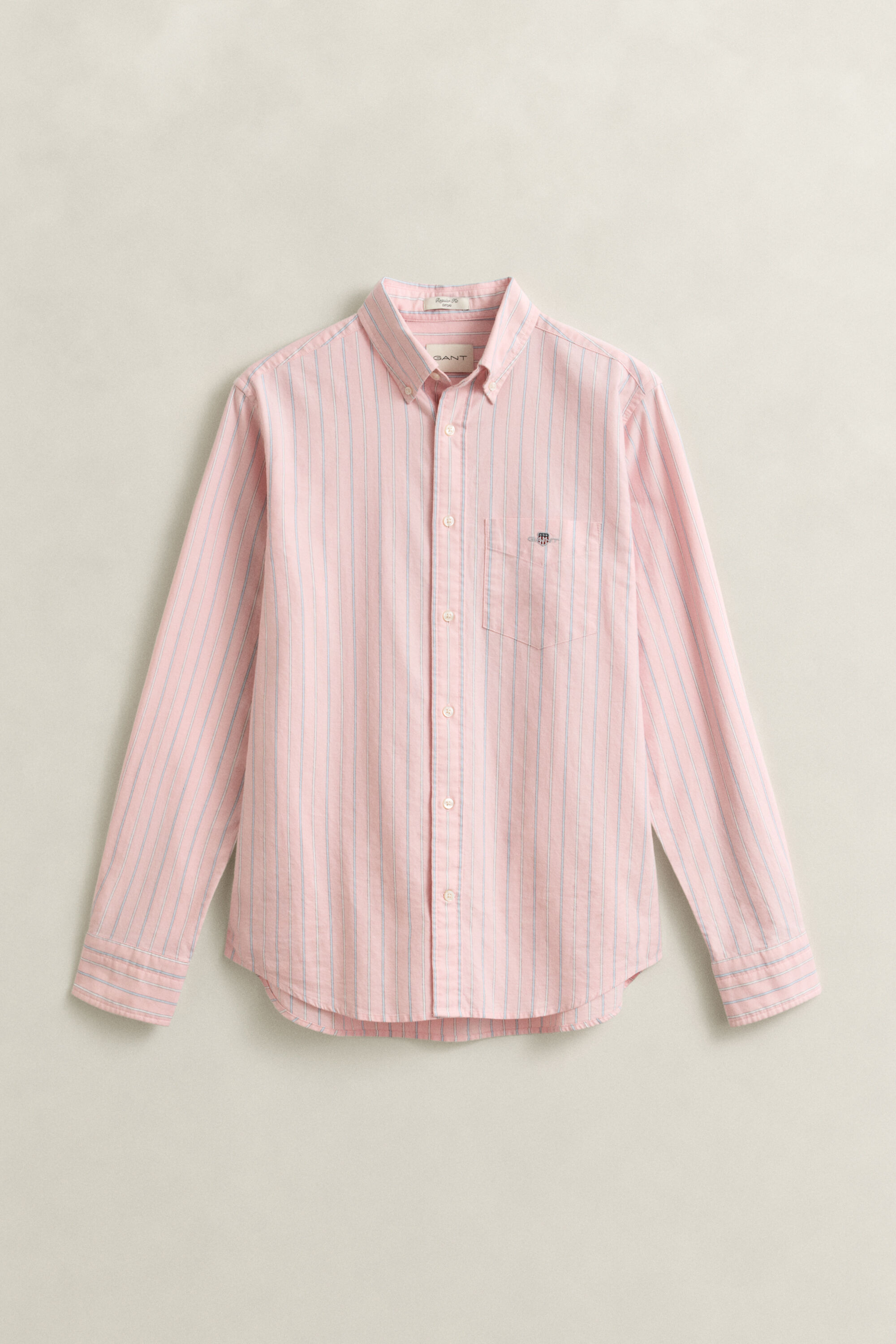 Camisa Oxford às riscas Classic