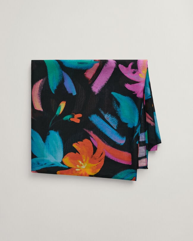 Sarongue em seda e algod&atilde;o