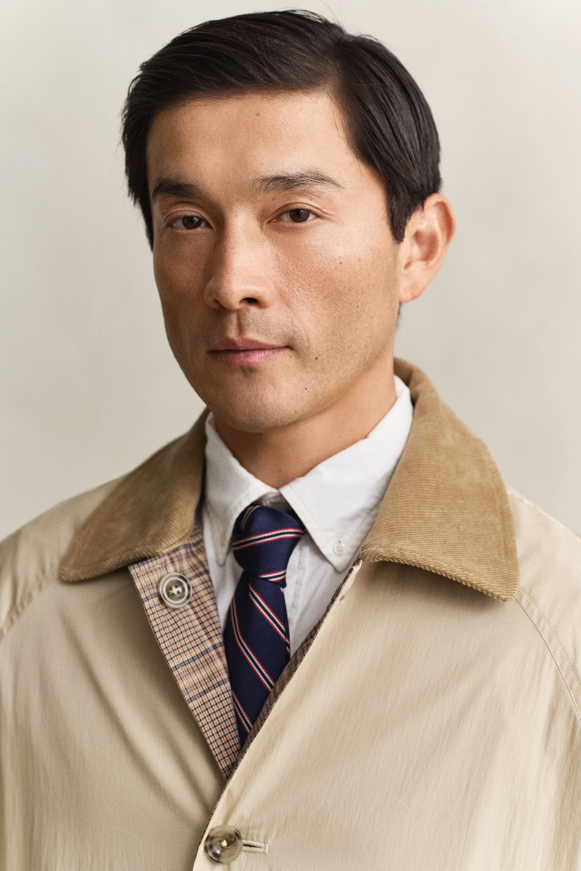 Sobretudo leve reversível